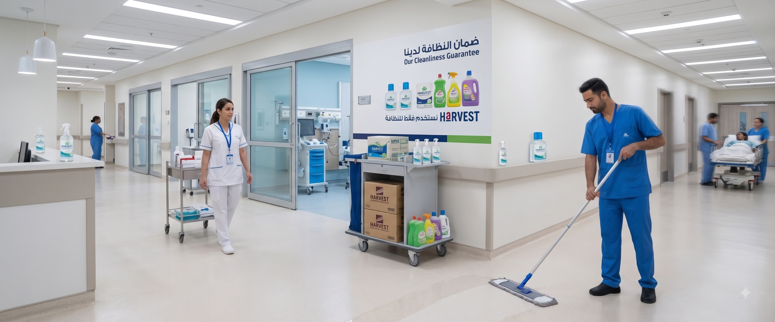 مستلزمات النظافة والتعقيم في مكان واحد